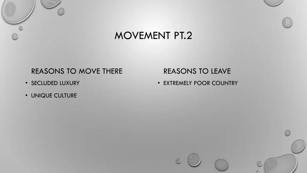 movement pt 2