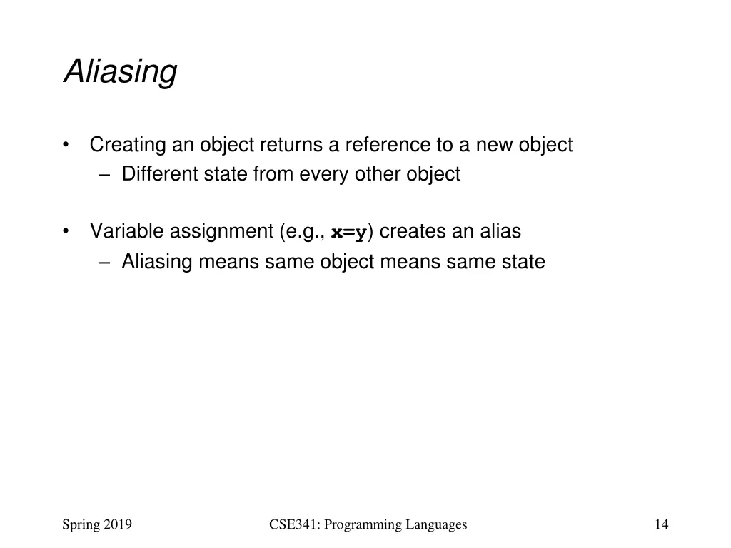 aliasing