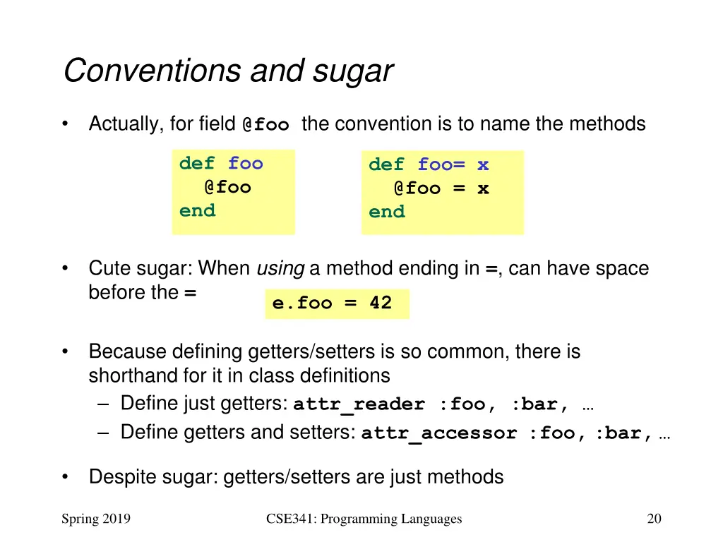 conventions and sugar