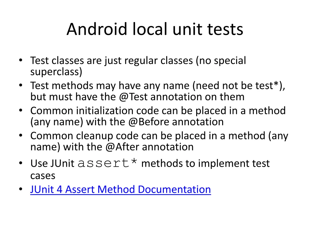 android local unit tests 3
