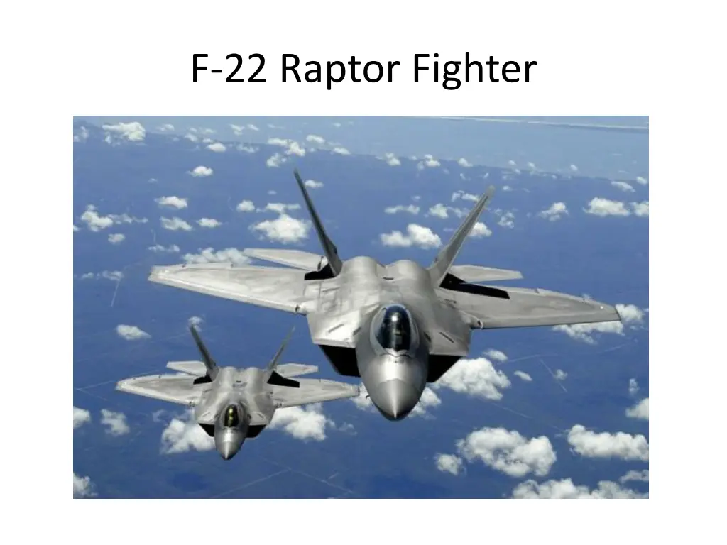 f 22 raptor fighter