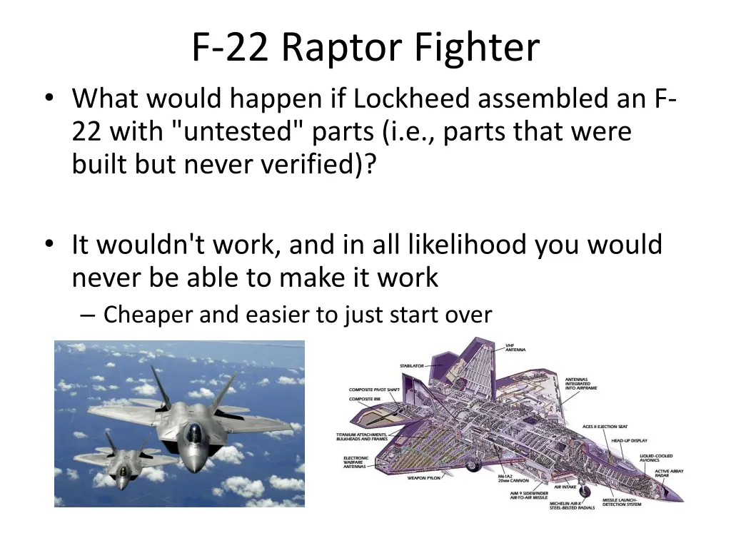 f 22 raptor fighter what would happen if lockheed