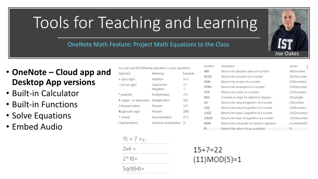 tools for teaching and learning 1
