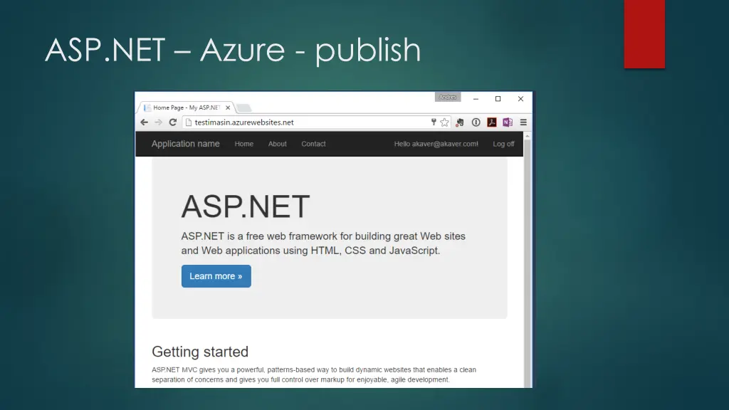 asp net azure publish 5