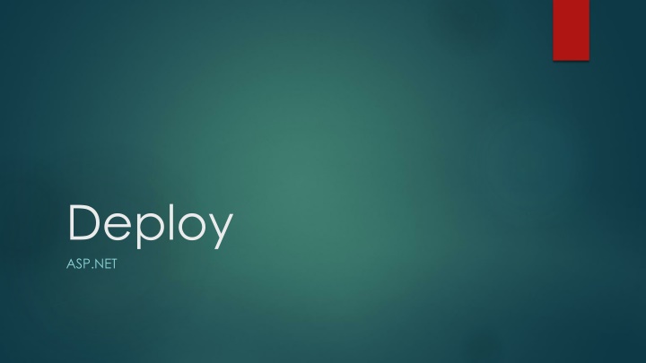 deploy asp net