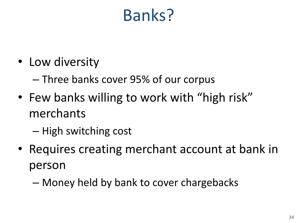 banks