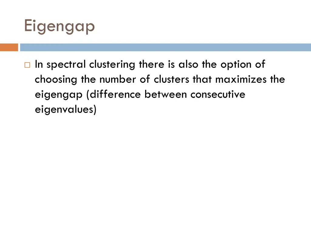 eigengap