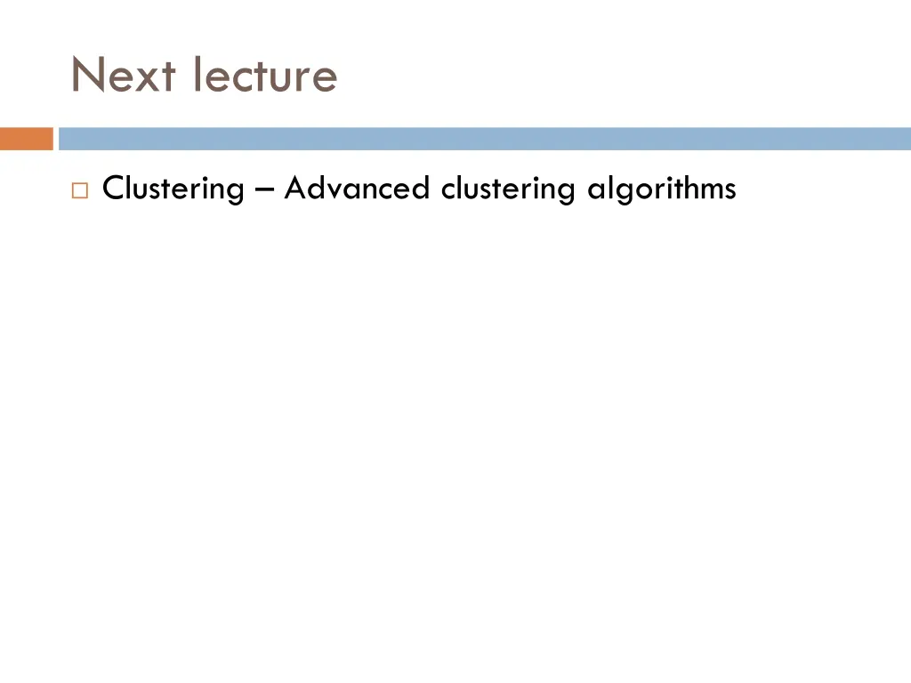 next lecture