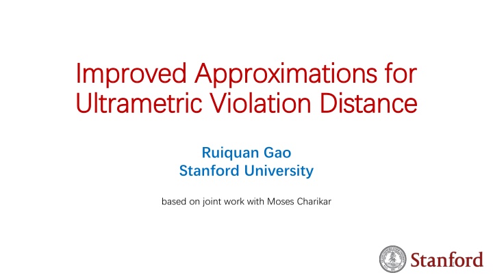 improved approximations for improved