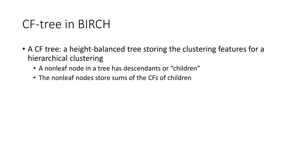 cf tree in birch
