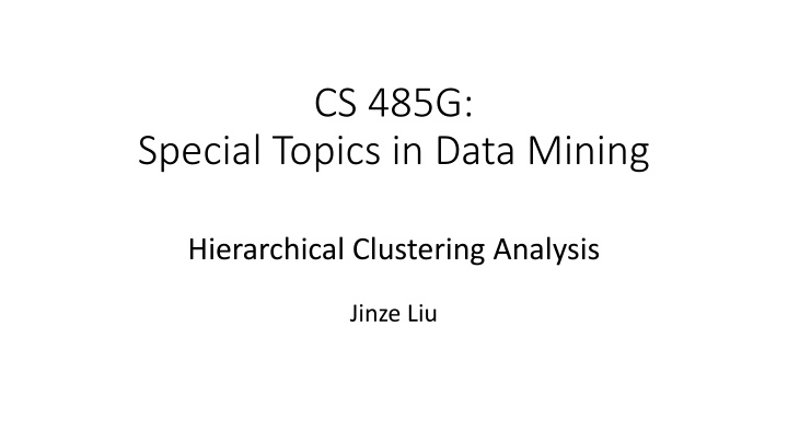 cs 485g