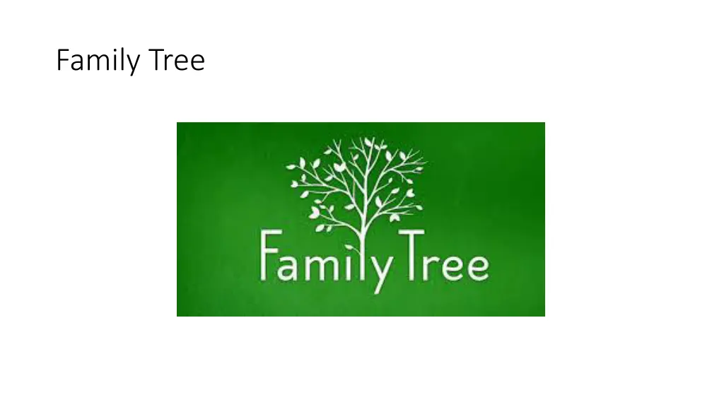 family tree