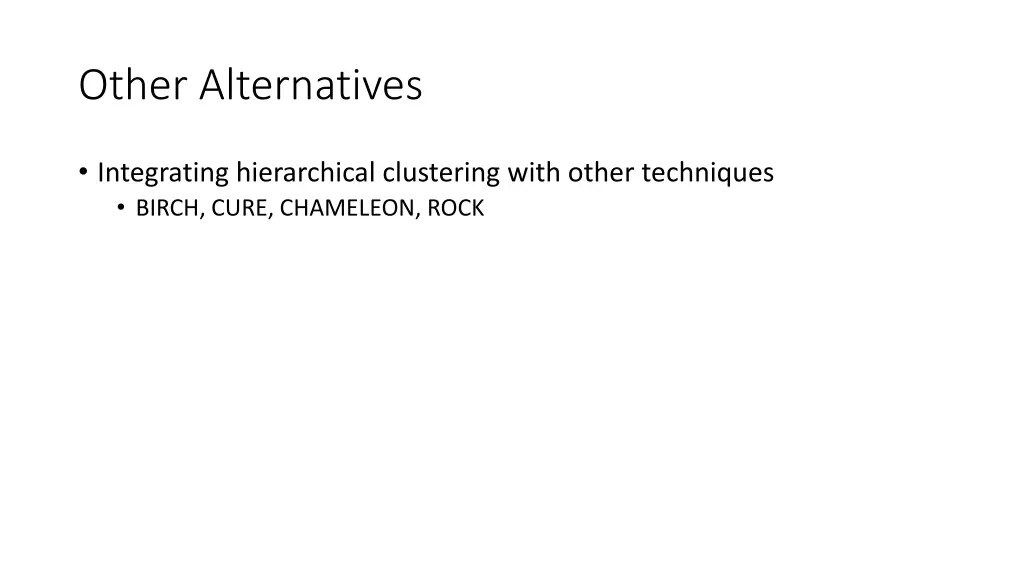 other alternatives