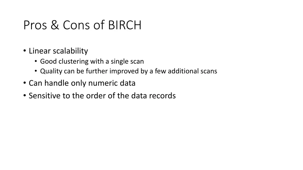 pros cons of birch