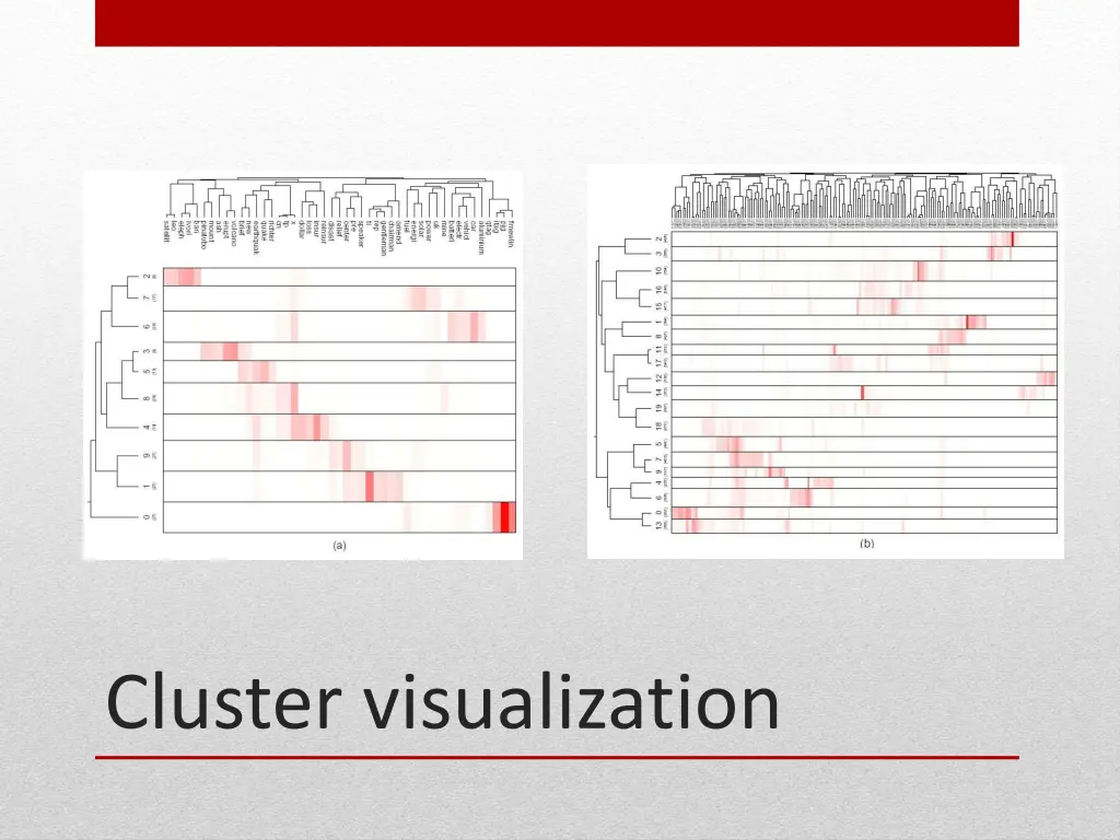 cluster visualization
