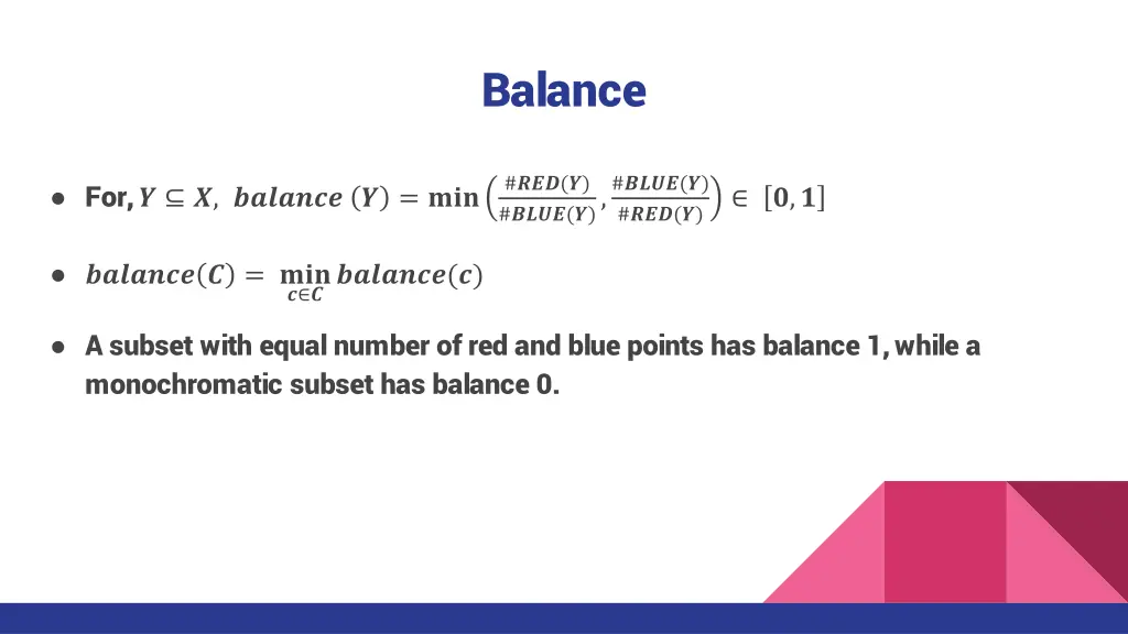 balance