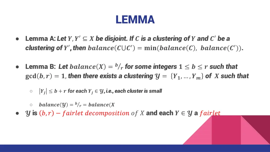 lemma