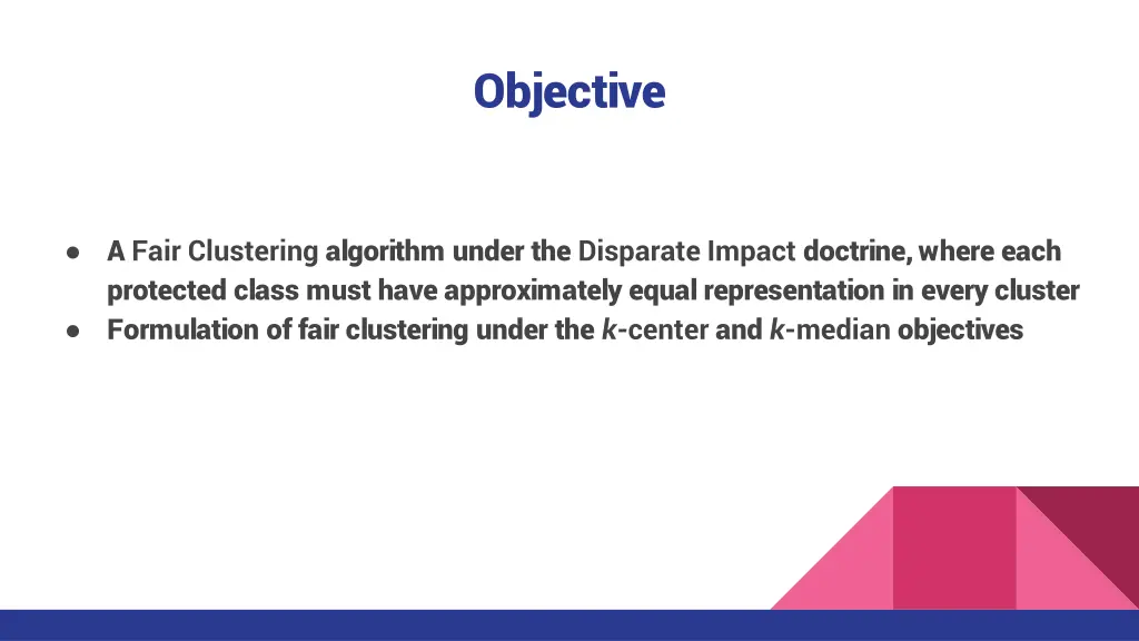 objective
