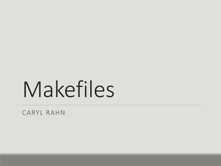 makefiles