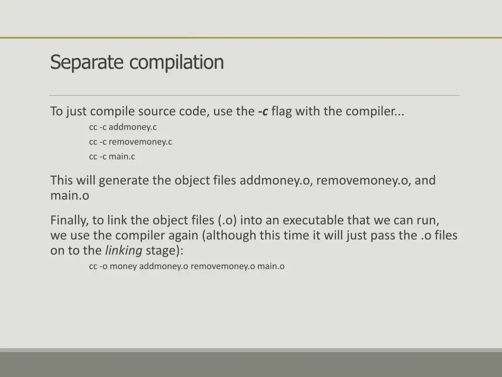 separate compilation 2