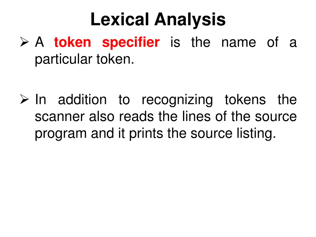 lexical analysis 3