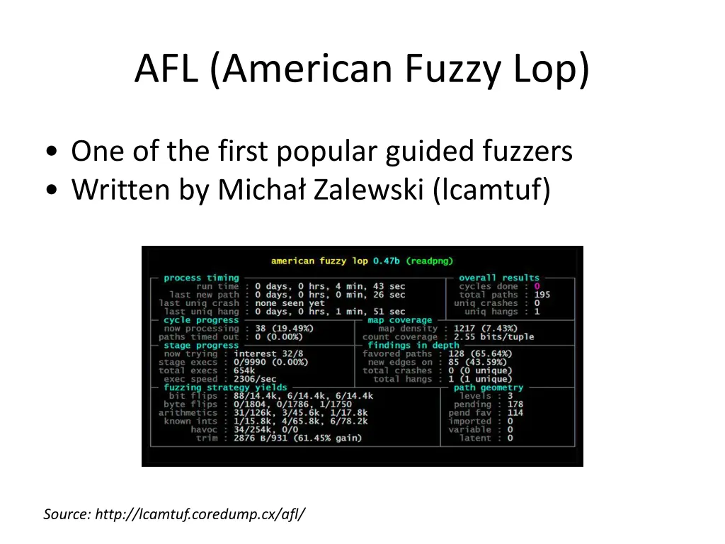 afl american fuzzy lop