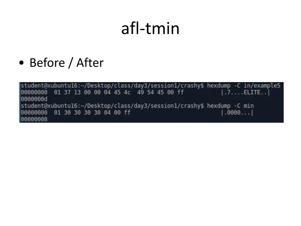 afl tmin 1