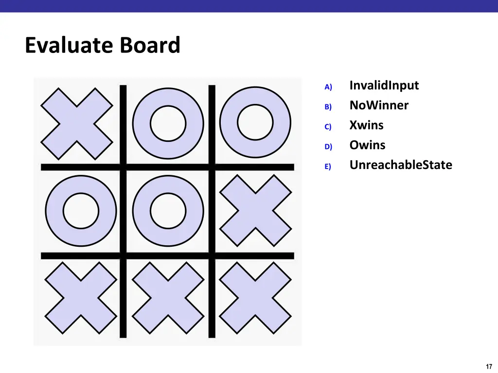 evaluate board