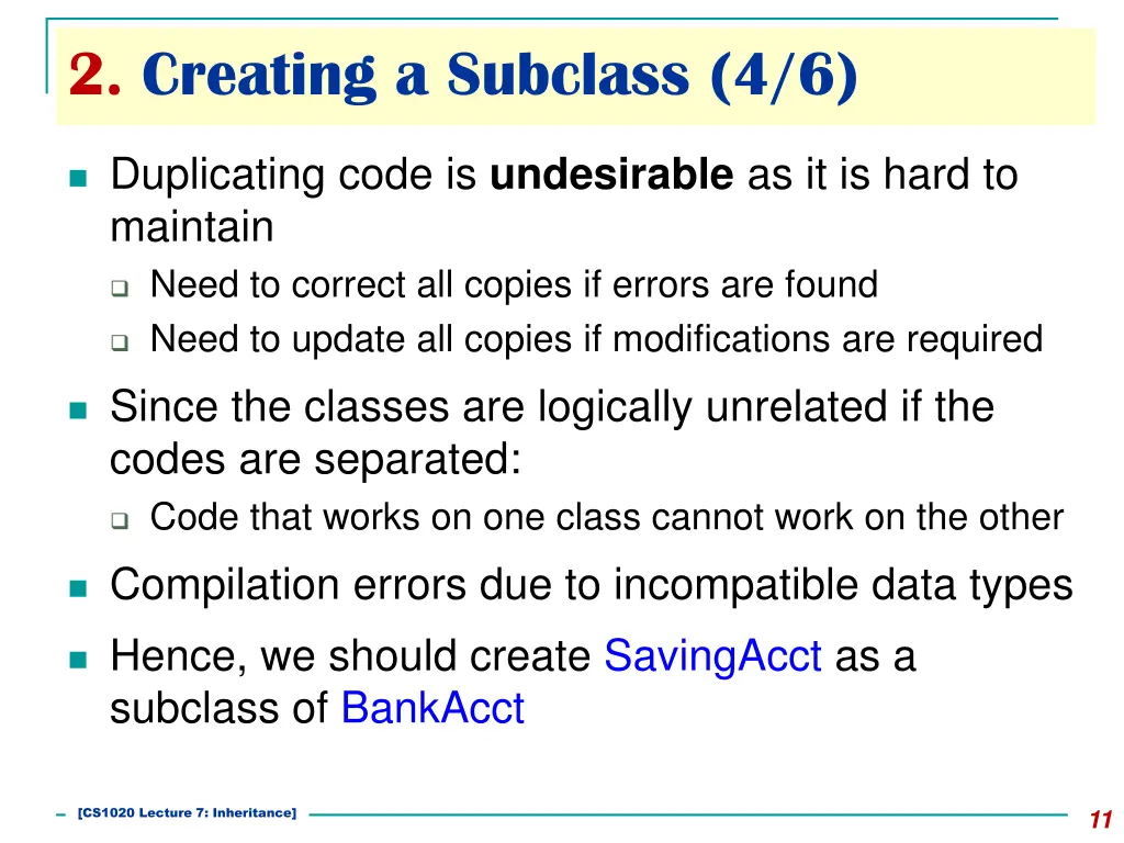 2 creating a subclass 4 6
