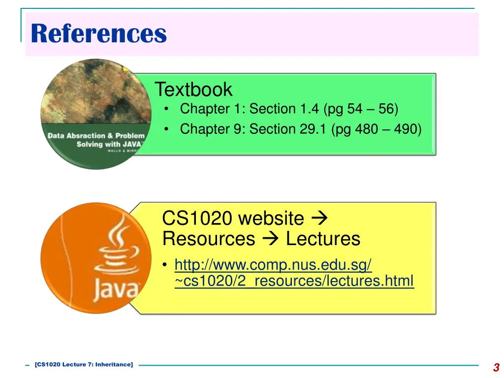 references