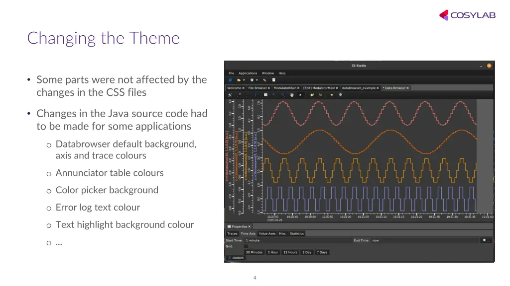 changing the theme 1