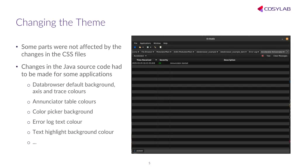 changing the theme 2
