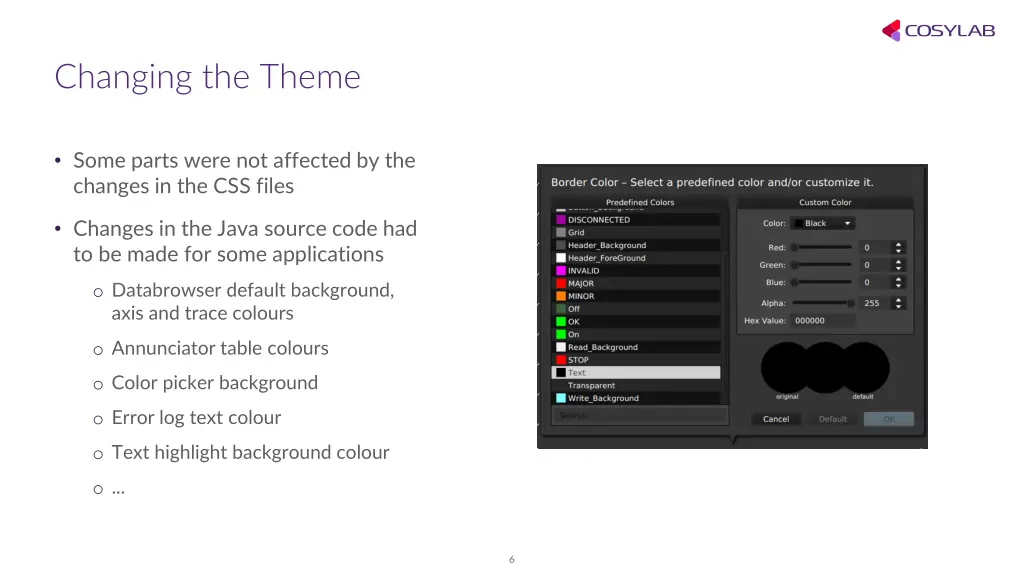 changing the theme 3