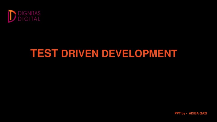 test driven development driven development