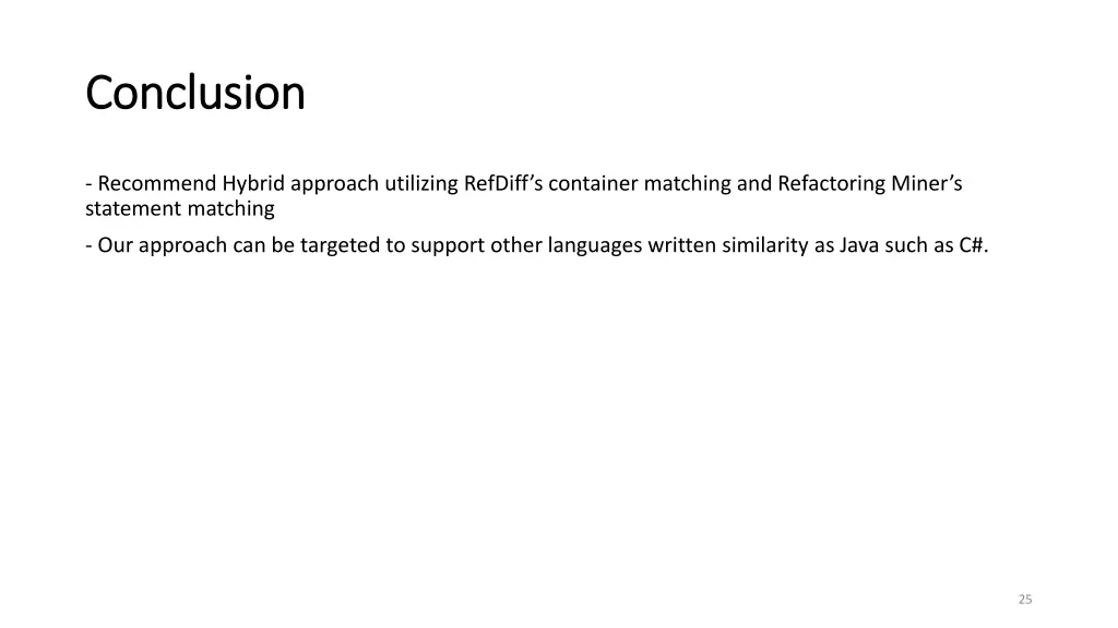 conclusion conclusion