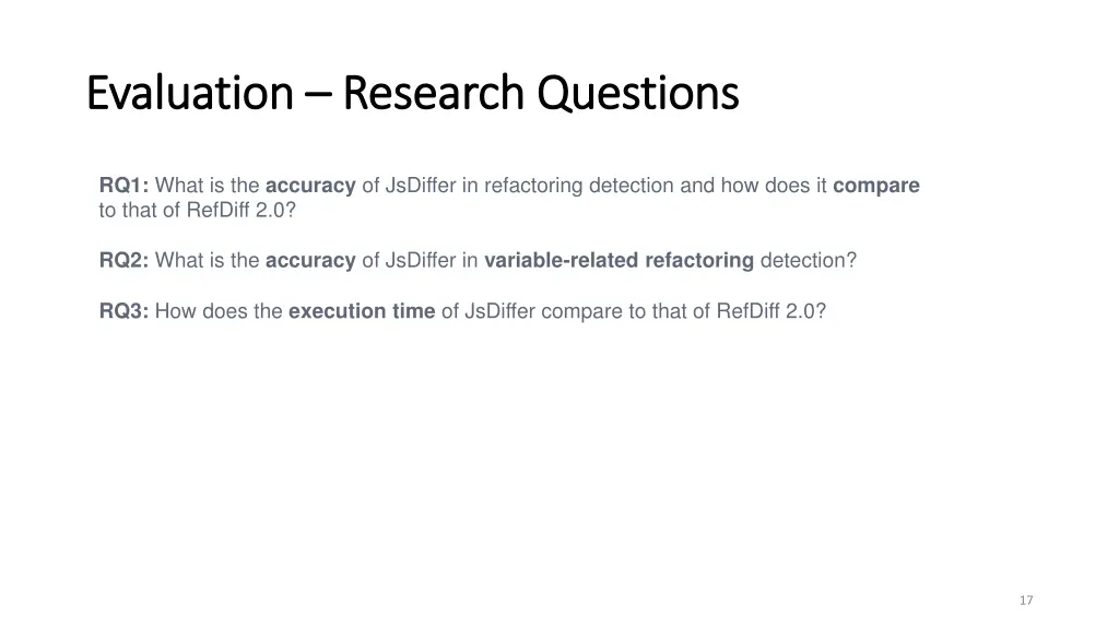 evaluation evaluation research questions research