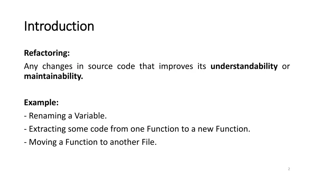 introduction introduction