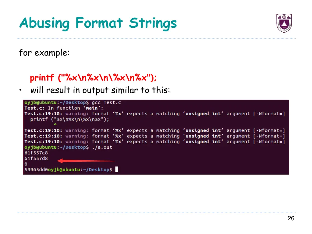 abusing format strings