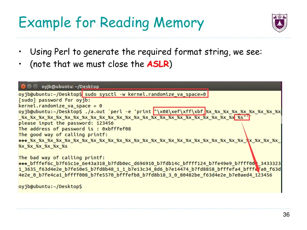 example for reading memory 3