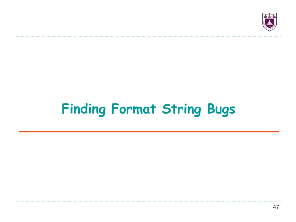 finding format string bugs
