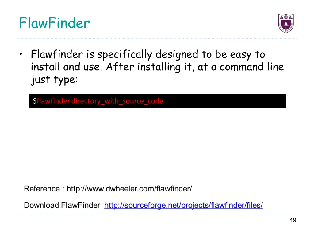 flawfinder