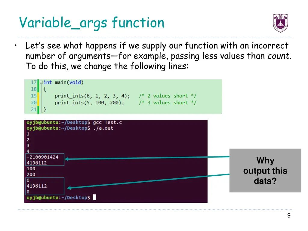 variable args function 2