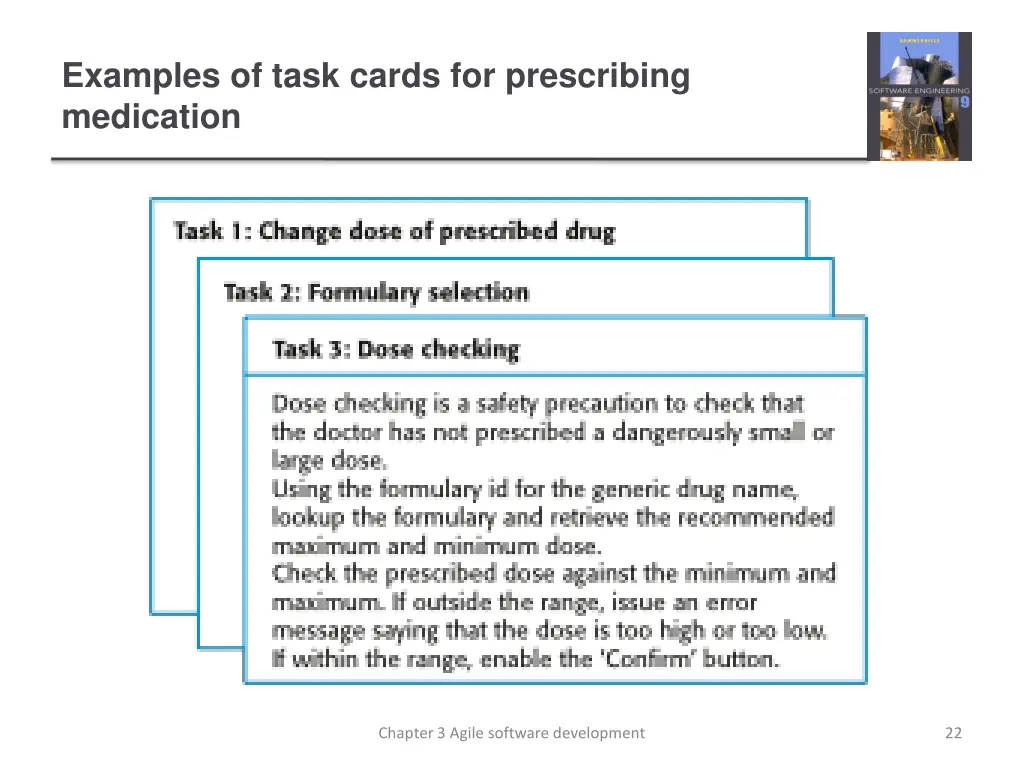 examples of task cards for prescribing medication