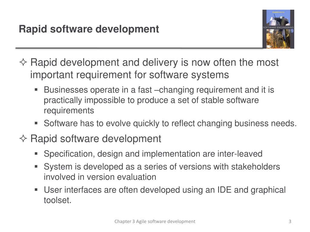 rapid software development
