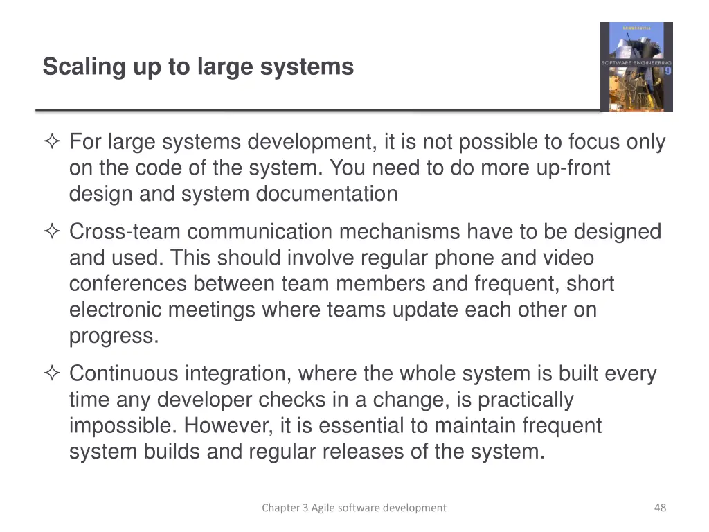 scaling up to large systems
