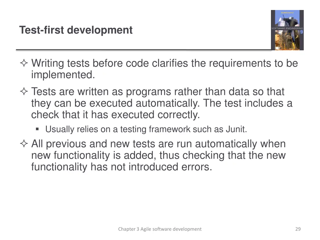 test first development