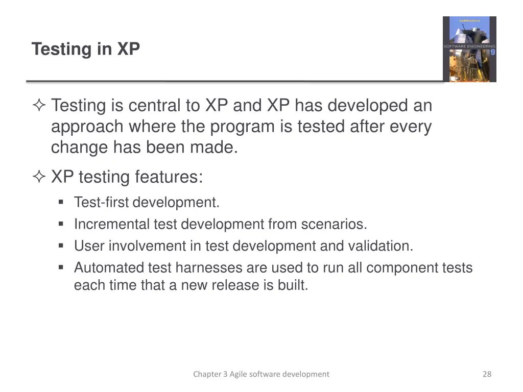 testing in xp