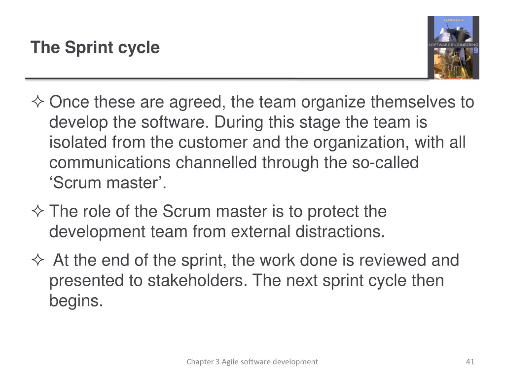 the sprint cycle 1