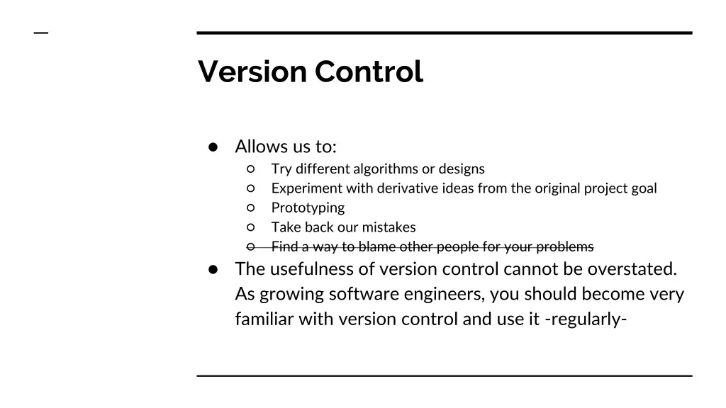version control