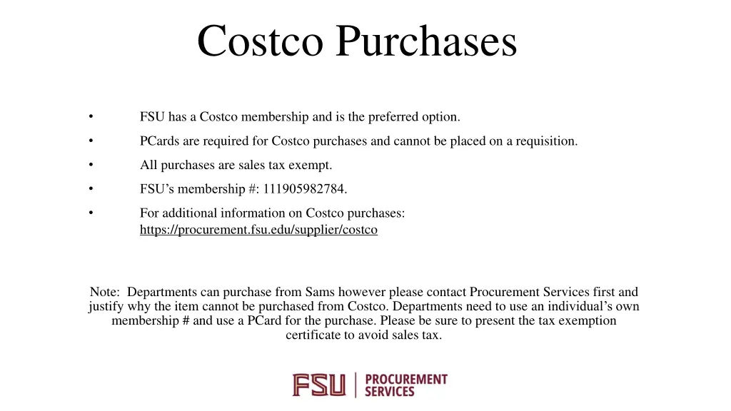 costco purchases